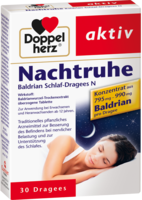 DOPPELHERZ Nachtruhe Baldrian Schlaf-Dragees N