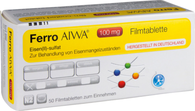 T & D Pharma GmbH FERRO AIWA 100 mg Filmtabletten 50 St 15250375