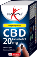 LUCOVITAL Cannabidiol CBD Kapseln 20 mg in 2,8%