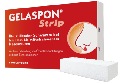 Dr. Gerhard Mann Chem.-pharm.Fabrik GmbH GELASPON Strip 1x1x4 cm Gelatineschwamm 4 St 17940575