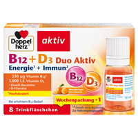 DOPPELHERZ B12+D3 Duo Aktiv Trinkampullen
