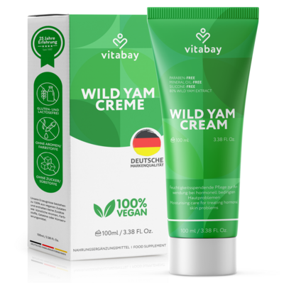 Vitabay CV WILD YAMS Creme m.64% Diosgenin Gesicht+Körper 100 ml 18237984