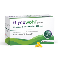 GLYCOWOHL Omega-3 Kapseln 917 mg vegan+DHA+EPA