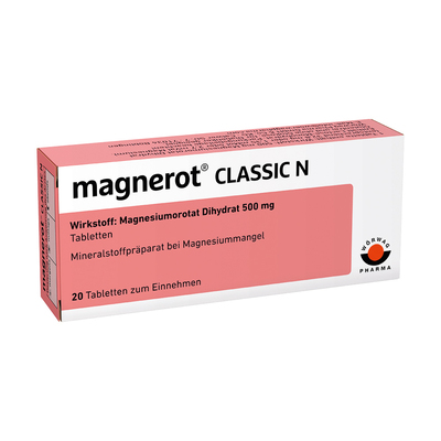Wörwag Pharma GmbH & Co. KG MAGNEROT CLASSIC N Tabletten 20 St 00151147