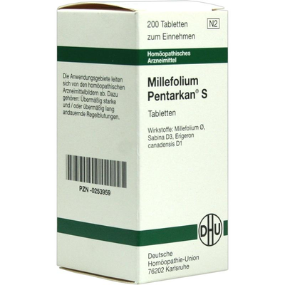 DHU-Arzneimittel GmbH & Co. KG MILLEFOLIUM PENTARKAN S Tabletten 200 St 00253959