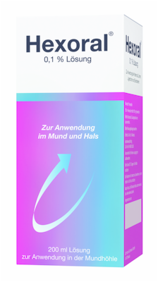 Johnson & Johnson GmbH (OTC) HEXORAL 0,1% Lösung 200 ml * (bisher HEXORAL Gurgellösung) 200 ml 00487249