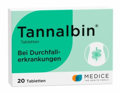 MEDICE Arzneimittel Pütter GmbH&Co.KG TANNALBIN Tabletten 20 St 01003940