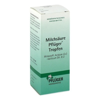 Homöopathisches Laboratorium Alexander Pflüger GmbH & Co. KG MILCHSÄURE Pflüger Tropfen 50 ml 01222398