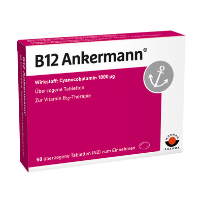 Wörwag Pharma GmbH & Co. KG B12 ANKERMANN überzogene Tabletten 50 St 03541050