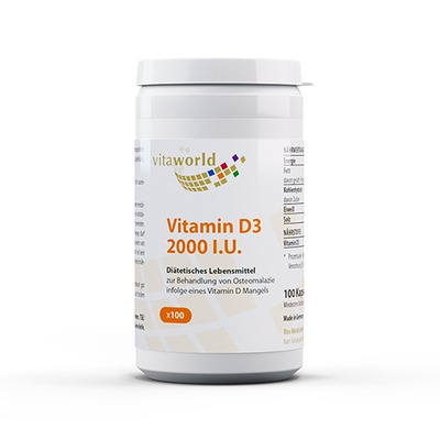 Vita World GmbH VITAMIN D3 2000 I.E. Kapseln 100 St 10986166