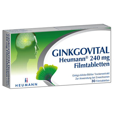 HEUMANN PHARMA GmbH & Co. Generica KG GINKGOVITAL Heumann 240 mg Filmtabletten 30 St 11526260