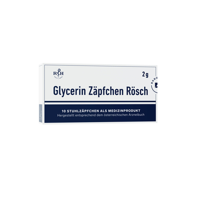 BANO Healthcare GmbH GLYCERIN ZÄPFCHEN Rösch 2 g gegen Verstopfung 10 St 13889328