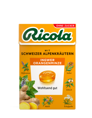 MARVECS GmbH RICOLA o.Z.Box Ingwer Orangenminze Bonbons 50 g 17518385
