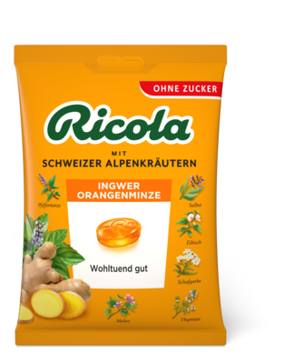 MARVECS GmbH RICOLA o.Z.Beutel Ingwer Orangenminze Bonbons 75 g 17518391