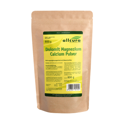 allcura Naturheilmittel GmbH DOLOMIT Magnesium Calcium Pulver 800 g 18391171