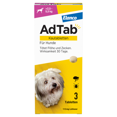 AdTab 112 mg für kleine Hunde (2, 5-5,5 kg) 3