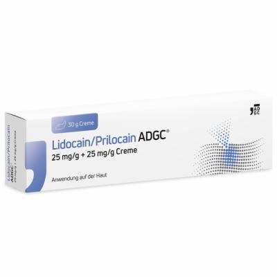Zentiva Pharma GmbH LIDOCAIN/PRILOCAIN ADGC 25 mg/g + 25 mg/g Creme 30 g 19360853