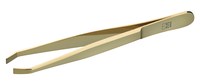 APOLINE Augenbrauenpinzette 9 cm vergoldet