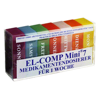 MEDIKAMENTENDOSIERER EL-COMP mini 7 Kunststoffbox