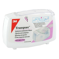 TRANSPORE 1,25 cmx5 m Pflaster auf Abroller