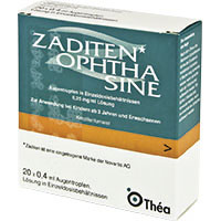 ZADITEN ophtha sine 0,25 mg/ml Augentr.Einzeldos.