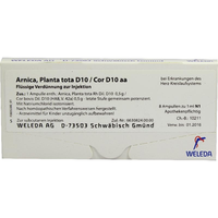 ARNICA PLANTA tota D 10/Cor D 10 aa Ampullen