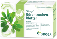 SIDROGA Bärentraubenblättertee Filterbeutel