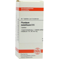 PLUMBUM METALLICUM D 6 Tabletten