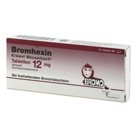 BROMHEXIN Krewel Meuselb.Tabletten 12mg