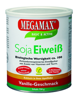 MEGAMAX Soja Eiweiß Vanille Pulver