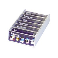 ANABOX 7 Tage Wochendosierer blau türkisch