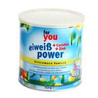 FOR YOU eiweiß power Vanille Pulver