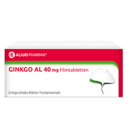 Ginkgo AL 40 mg Filmtabletten bei altersbedingten Gedächtniseinbußen mit leichter Demenz
