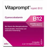 VITAPROMPT injekt B12 1000 µg Injektionslösung 5X1 ml (bevor Jenapharm)