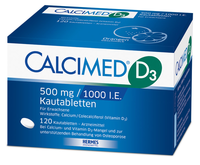 CALCIMED D3 500 mg/1000 I.E. Kautabletten
