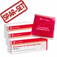 Diclofenac AL Schmerzgel forte 20 mg / g bei akutem Bewegungsschmerz nach stumpfem Trauma 3x180 g