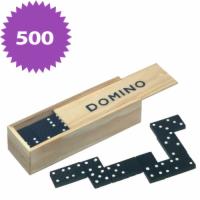DOMINO SPIEL AUS HOLZ