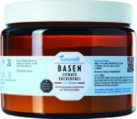 NATURAFIT Basencitrate zuckerfrei Pulver