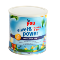 FOR YOU eiweiß power pur Pulver