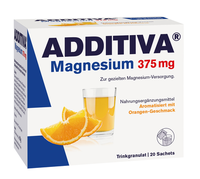 ADDITIVA Magnesium 375 mg Sachets Orange