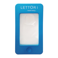 LETTORI Lupe 5fach Vergröß.LED-Beleucht.blau