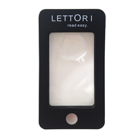 LETTORI Lupe 5fach Vergröß.LED-Beleucht.schwarz