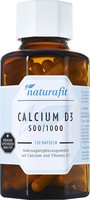 NATURAFIT Calcium D3 500/1000 Kapseln