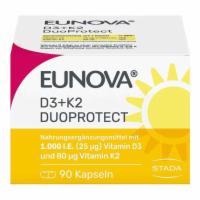 EUNOVA DuoProtect D3+K2 1000 I.E./80 µg Kapseln