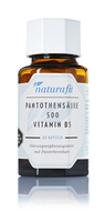 NATURAFIT Pantothensäure 500 Vitamin B5 Kapseln