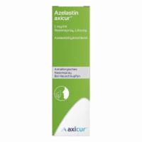 AZELASTIN axicur 1 mg/ml Nasenspray Lösung 10 ml (bevor AZEDIL 1 mg/ml Nasenspray)