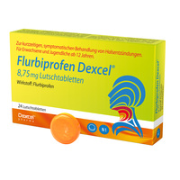 FLURBIPROFEN Dexcel bei Halsschmerzen Lutschtabletten