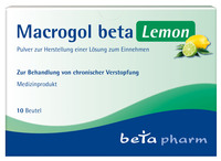 MACROGOL beta Lemon Plv.z.Her.e.Lsg.z.Einnehmen