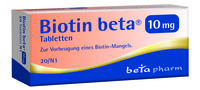 BIOTIN BETA 10 mg Tabletten