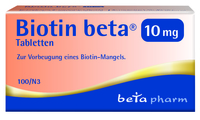 BIOTIN BETA 10 mg Tabletten